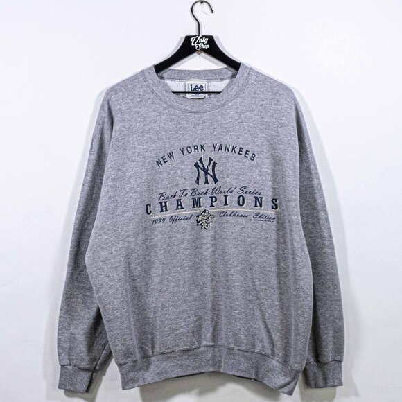 New York Yankees 1999 World Series Champions Sweatshirt XL Lee Sport VTG 90s MLB - Picture 1 of 7